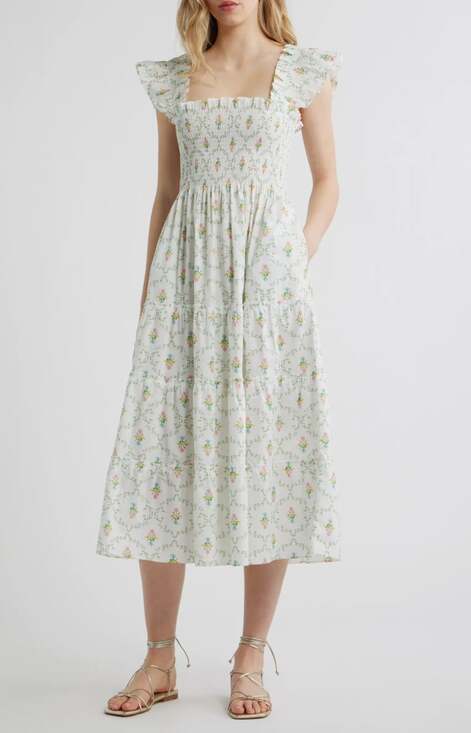 Hill House Dresses & Skirts - Hill House NWT The Ellie Nap Dress in Pastel Trellis Size Small